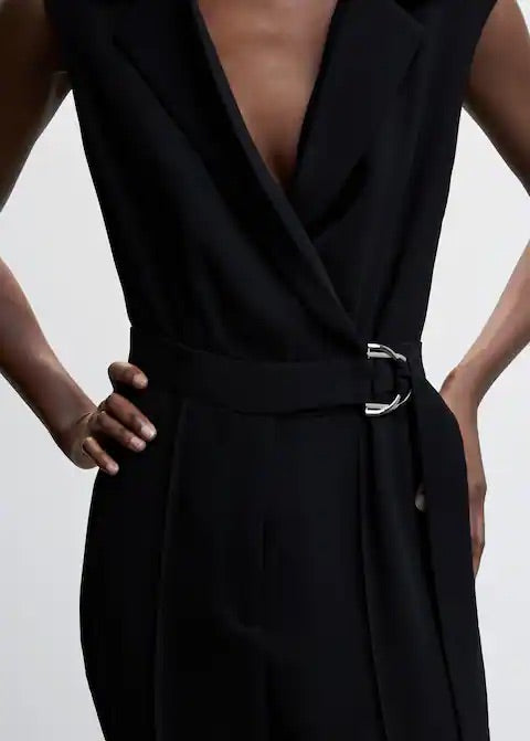 Belt wrap jumpsuit