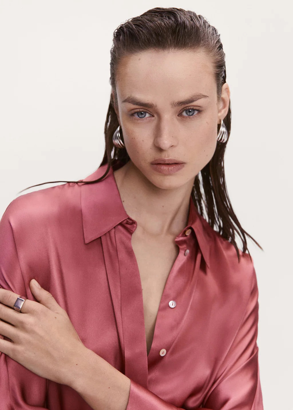100% silk shirt