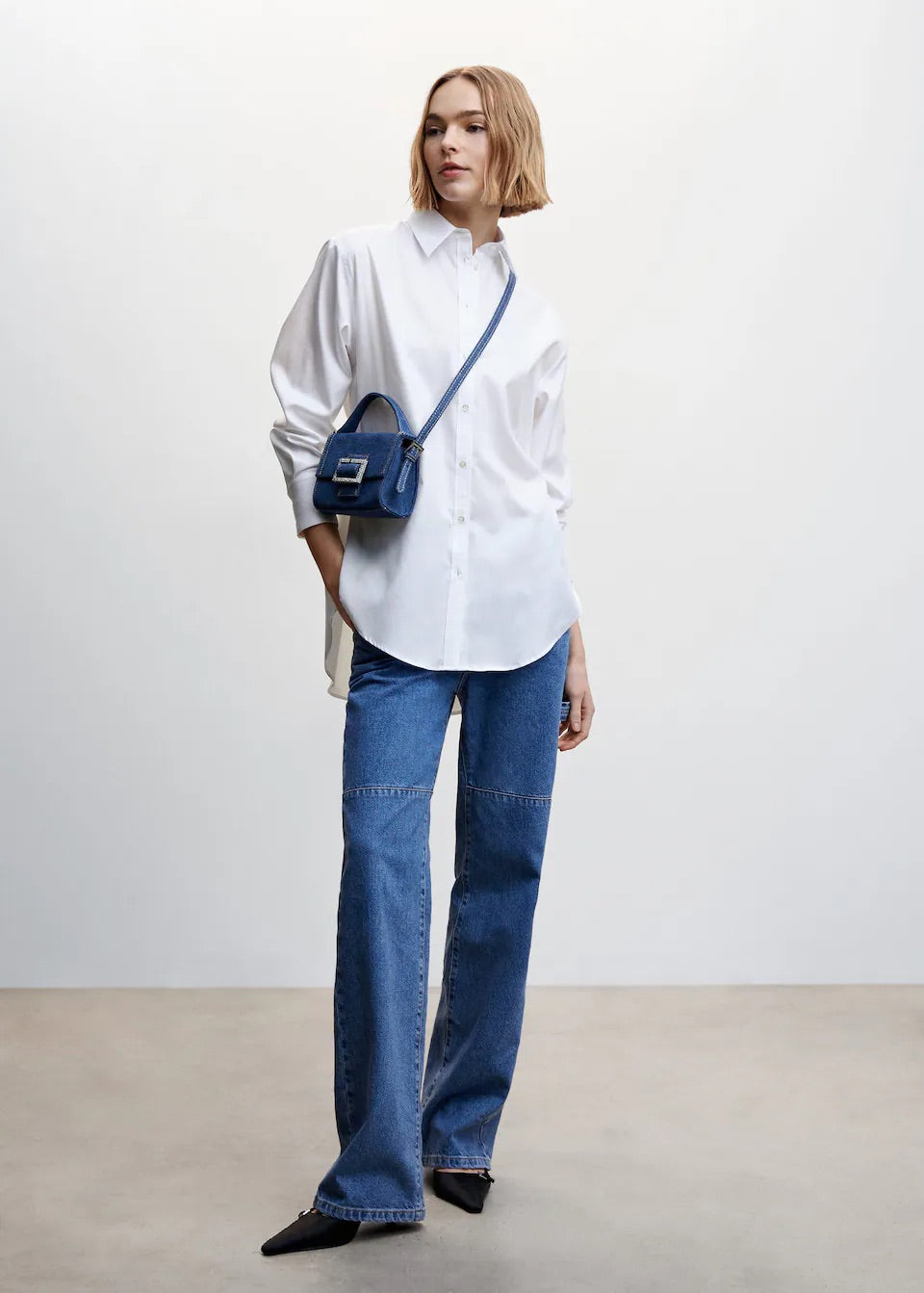 Oversize cotton shirt