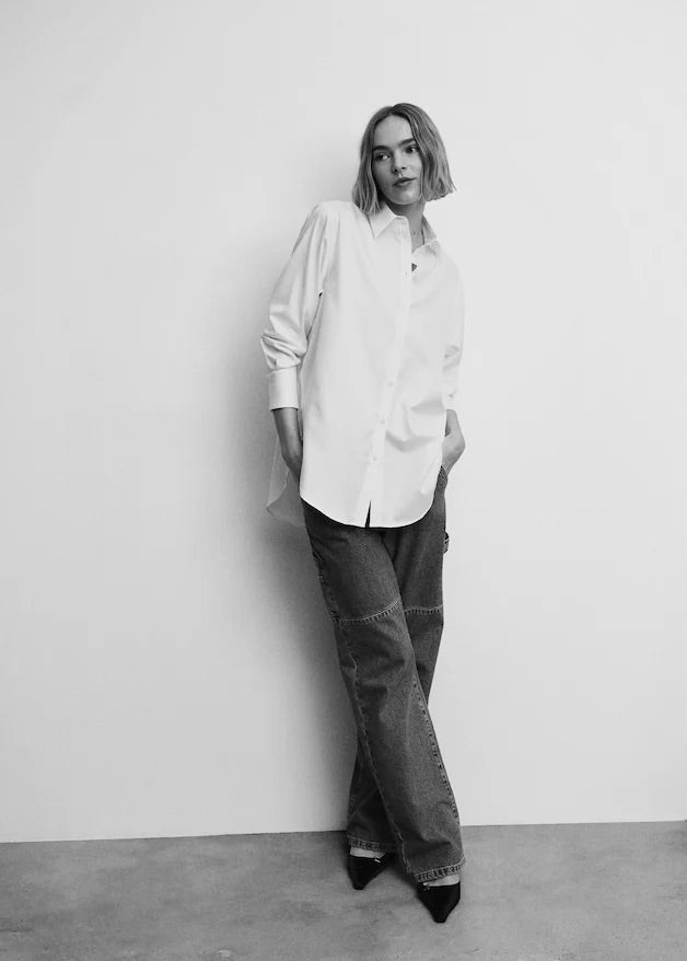 Oversize cotton shirt