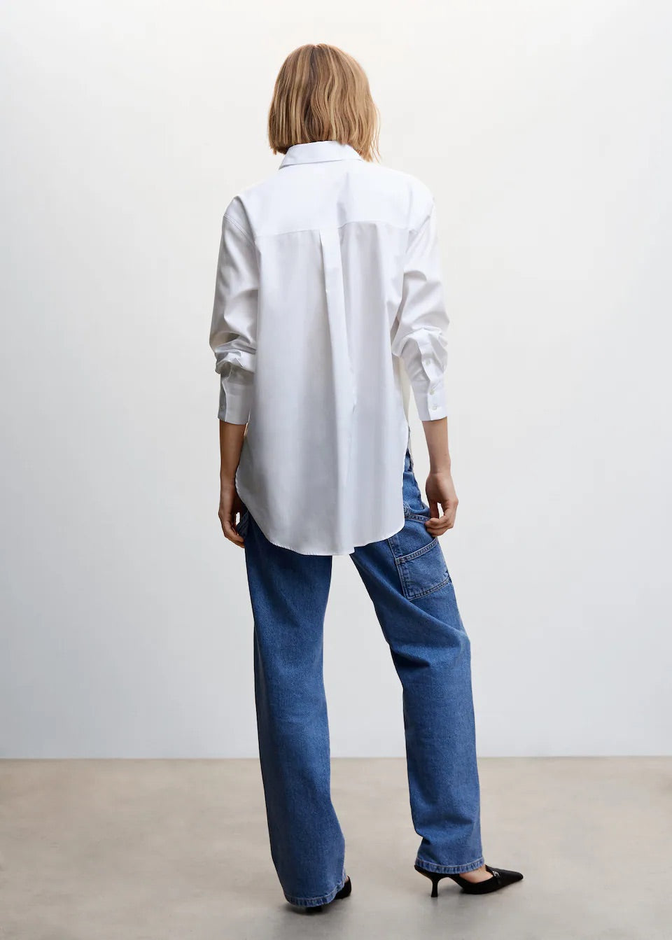 Oversize cotton shirt