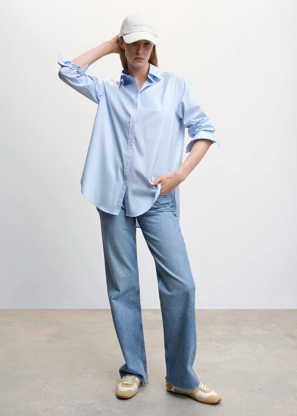 Oversize cotton shirt