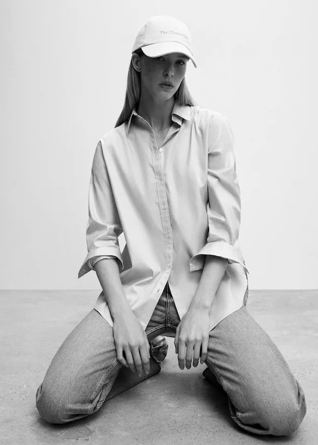 Oversize cotton shirt