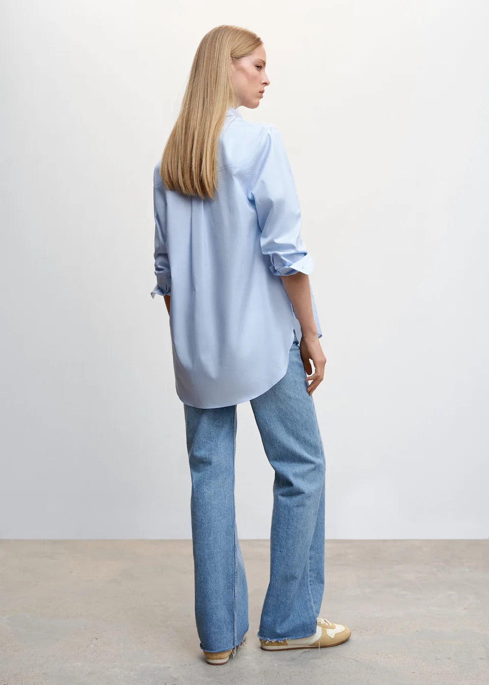 Oversize cotton shirt