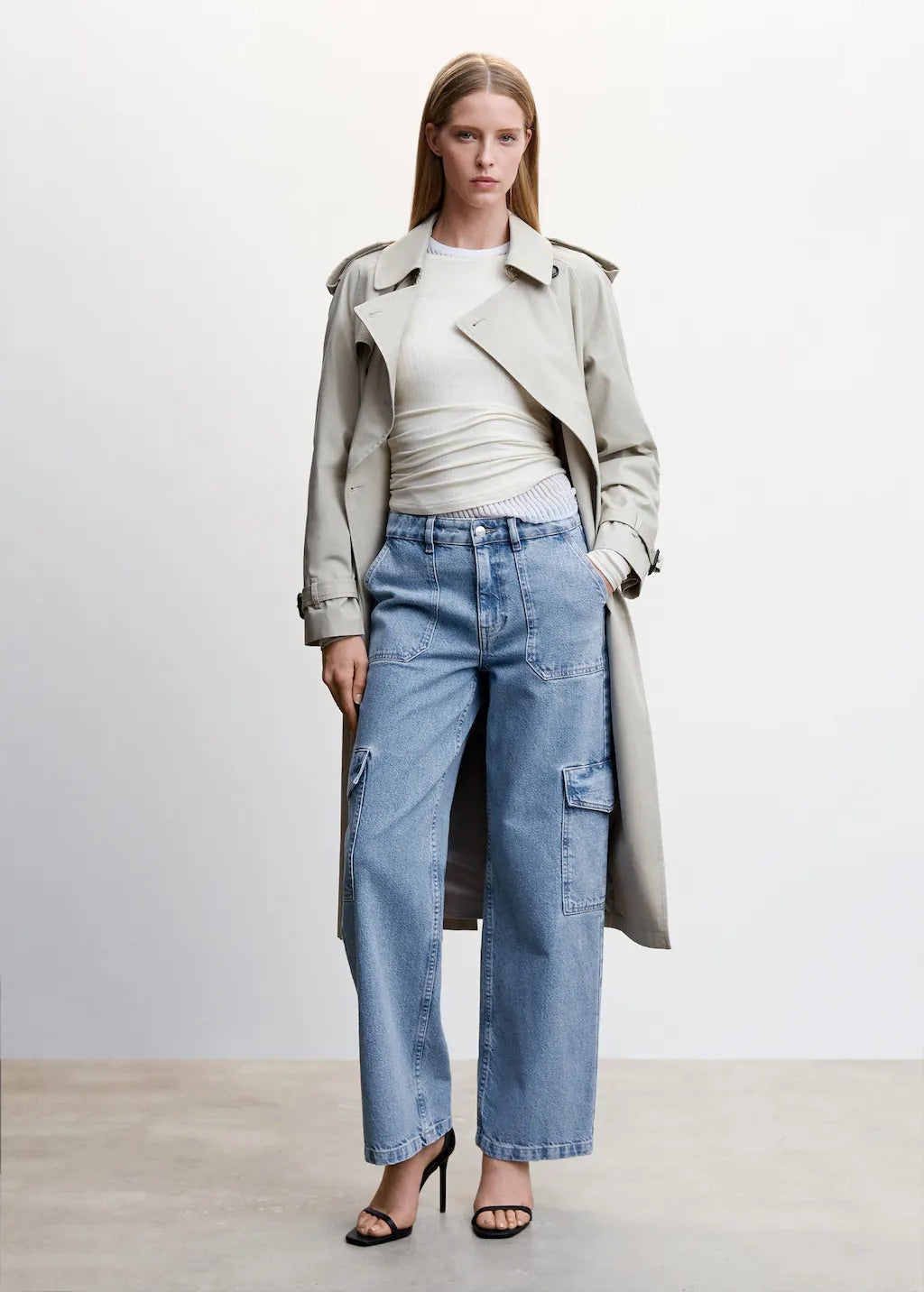 Pocket cargo jeans