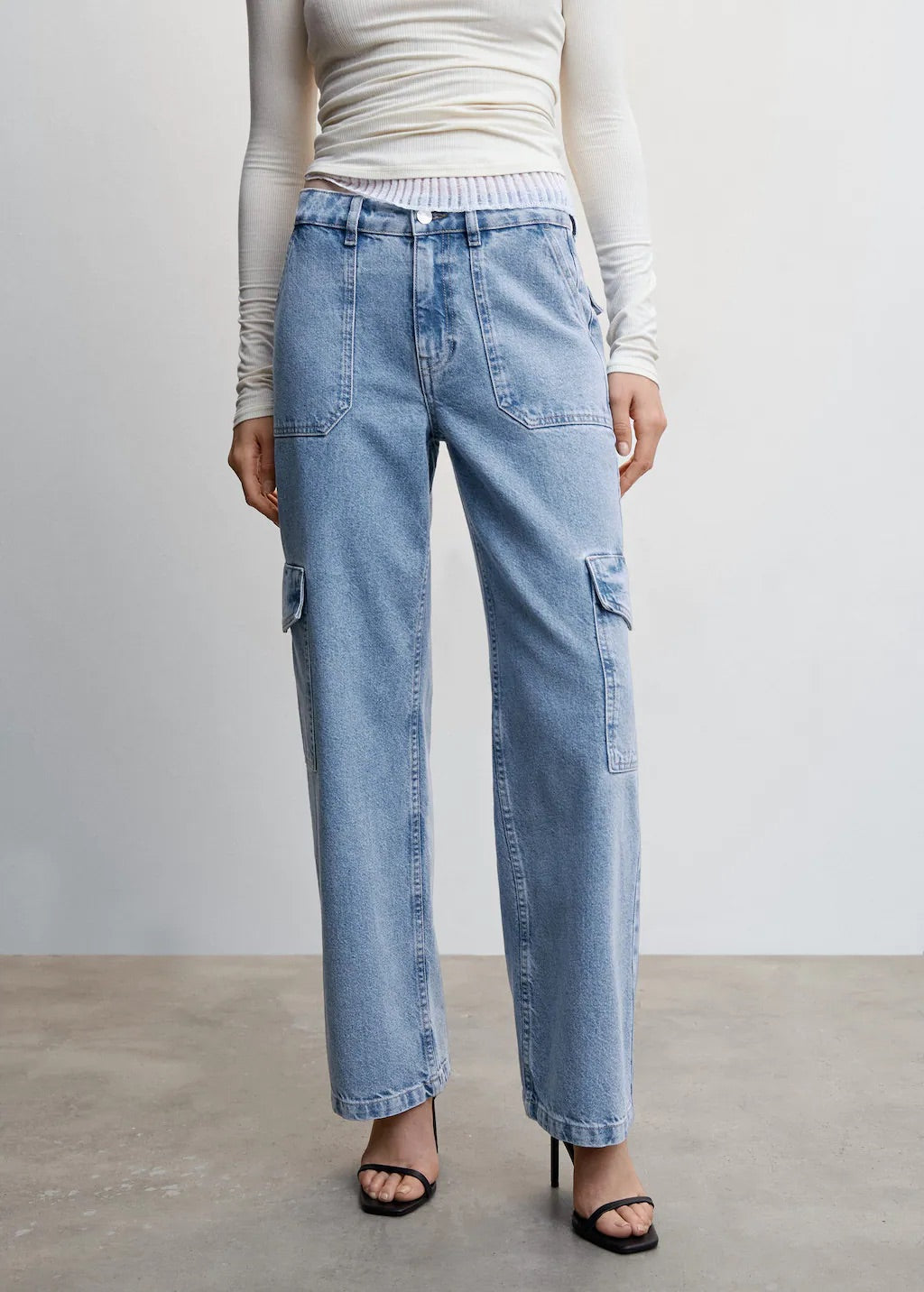 Pocket cargo jeans
