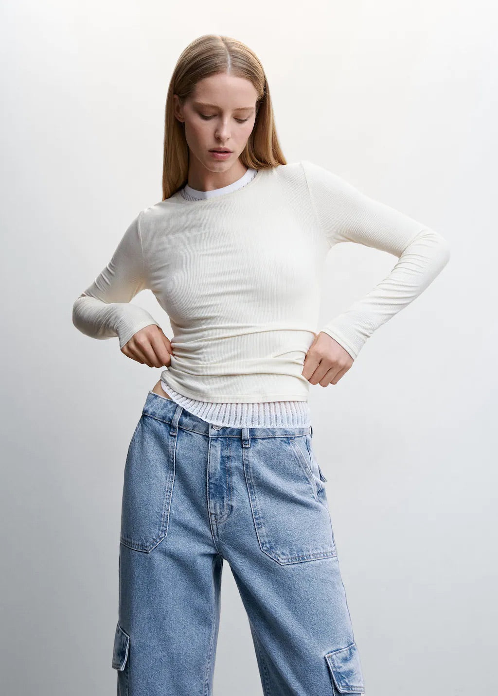 Pocket cargo jeans