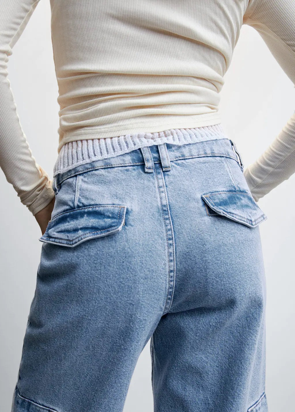 Pocket cargo jeans