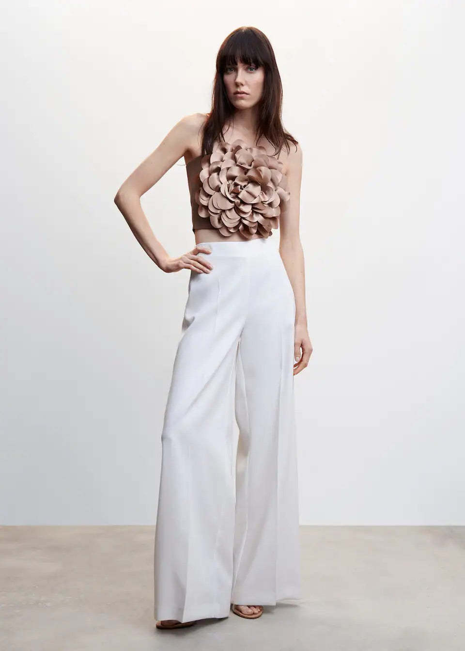 Flower-detail top