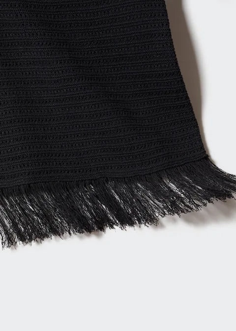 Fringed miniskirt