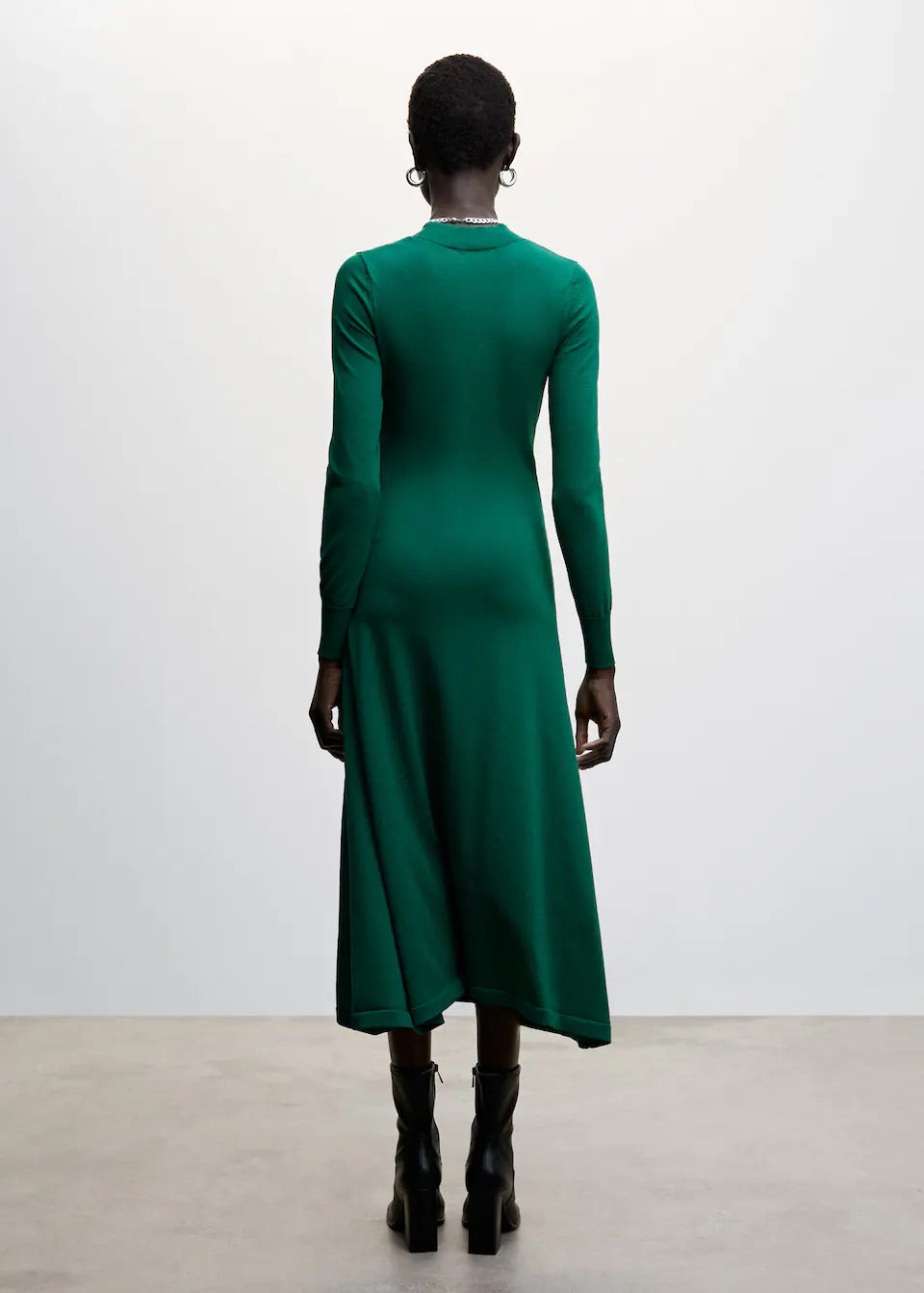 Bow knitted dress