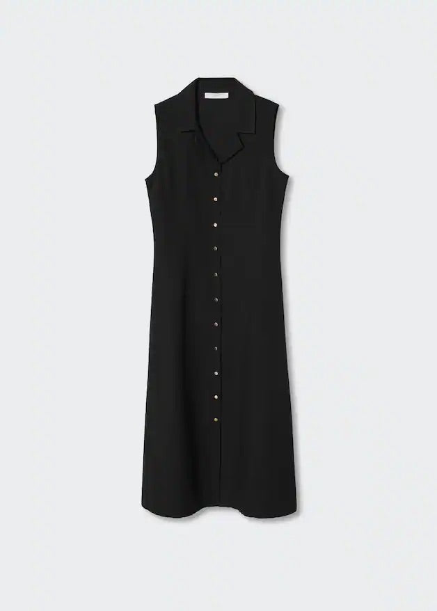 Cotton shirt dress
