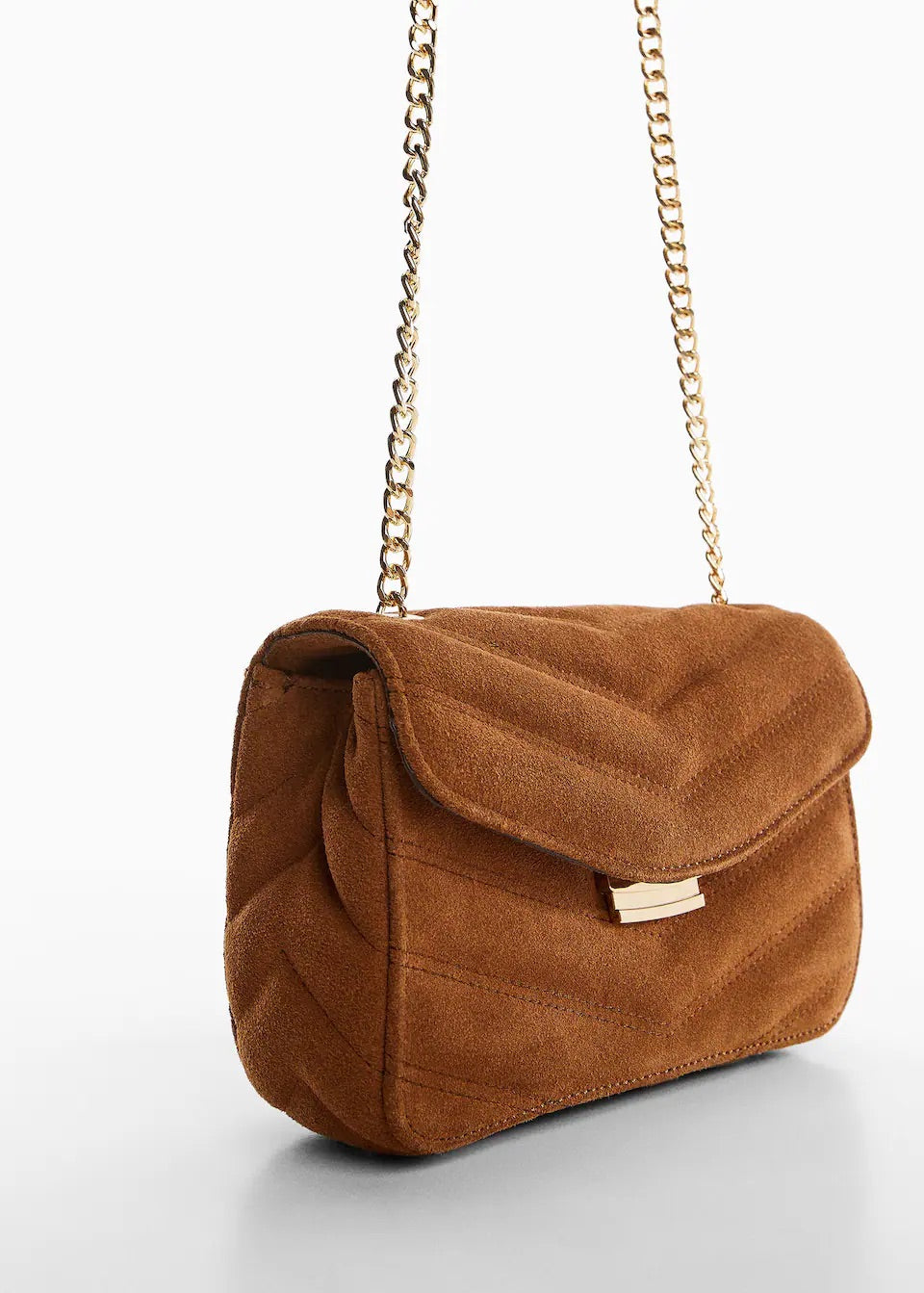 Flap leather bag