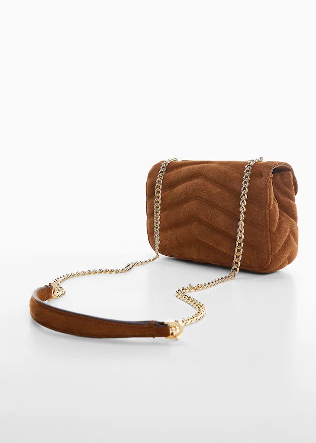 Flap leather bag
