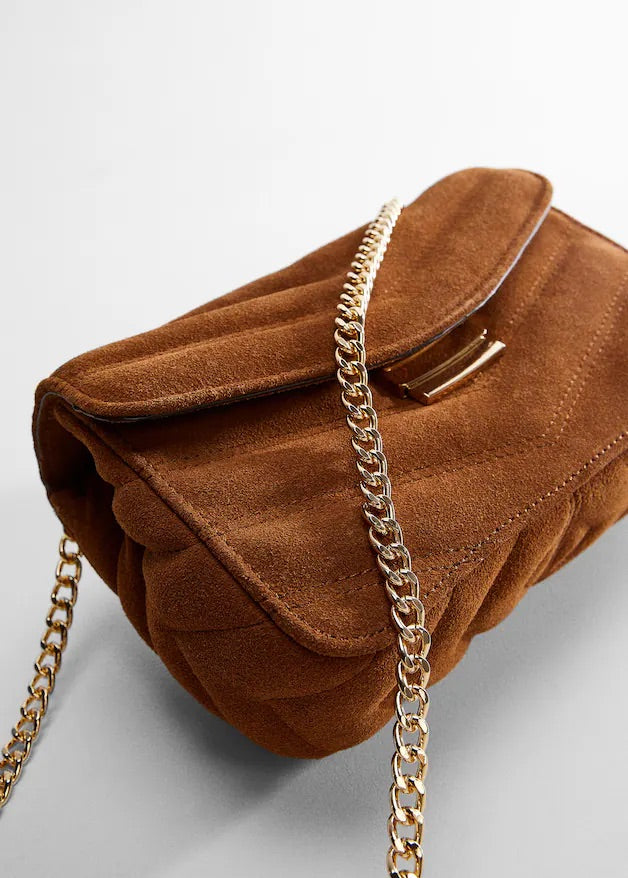Flap leather bag