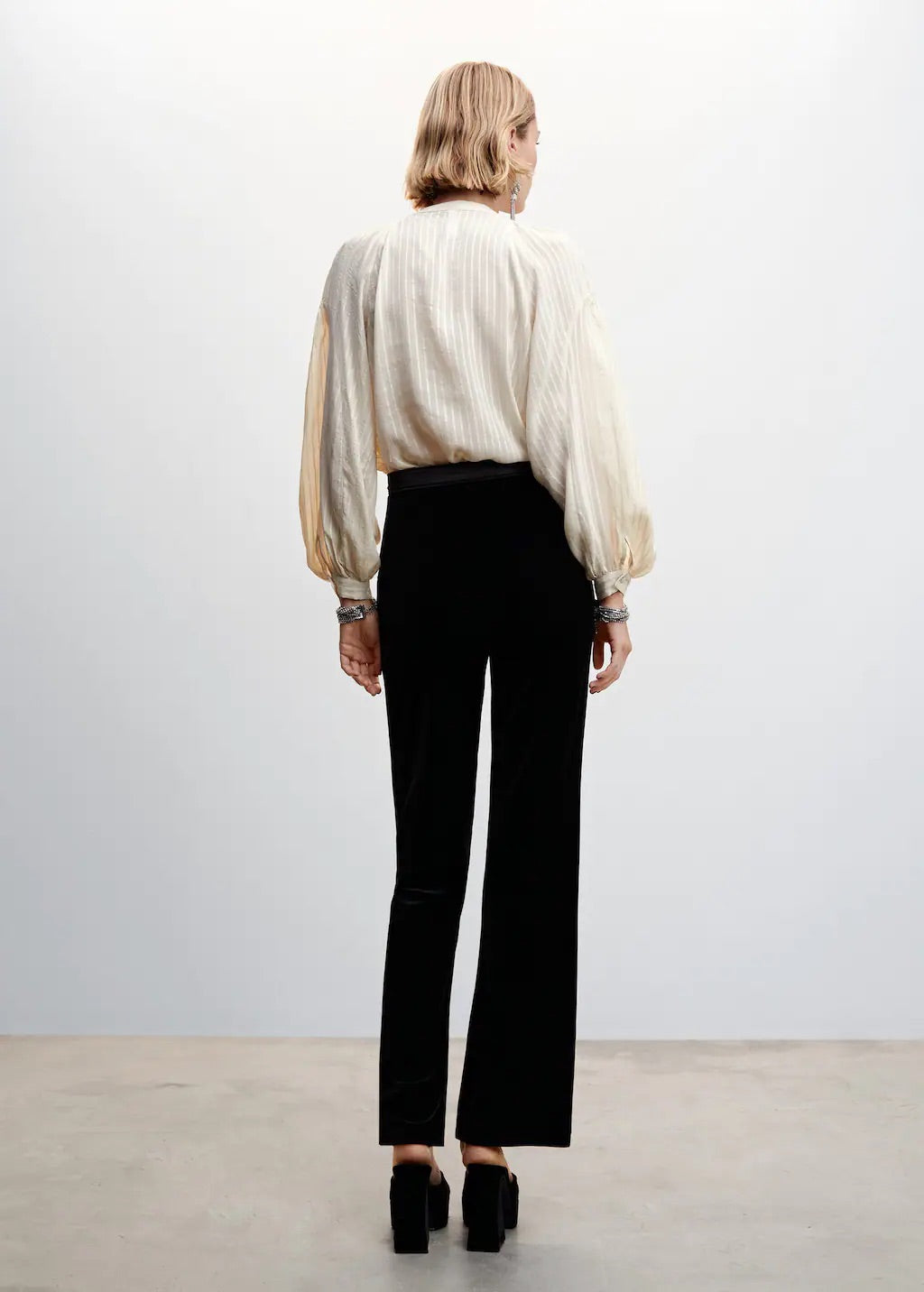 Boho blouse with tassel detail