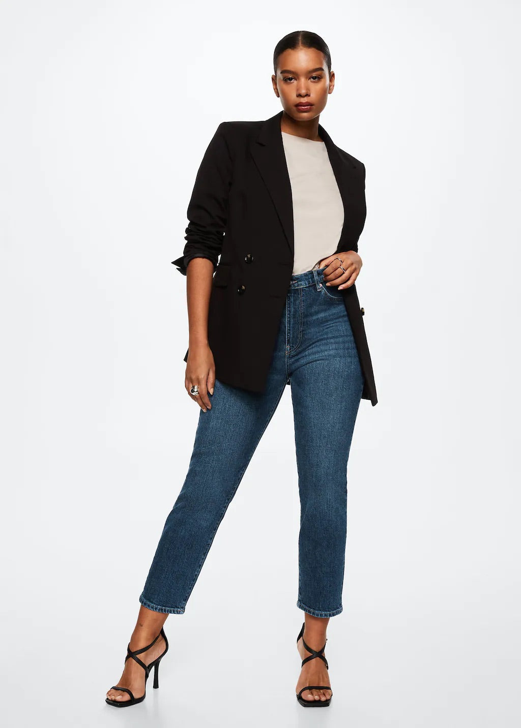 Slim cropped jeans