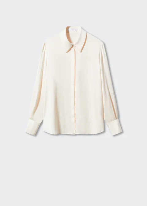 Satin finish flowy shirt
