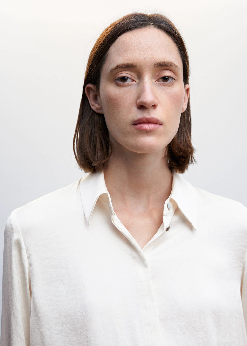 Satin finish flowy shirt