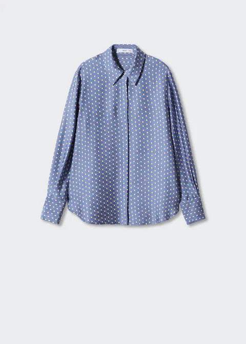 Satin finish flowy shirt