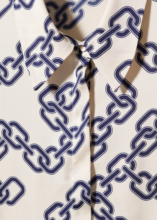 Satin finish flowy shirt
