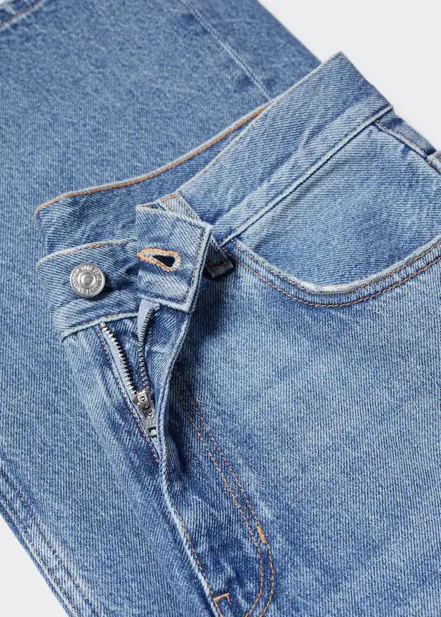 Wideleg loose low rise jeans