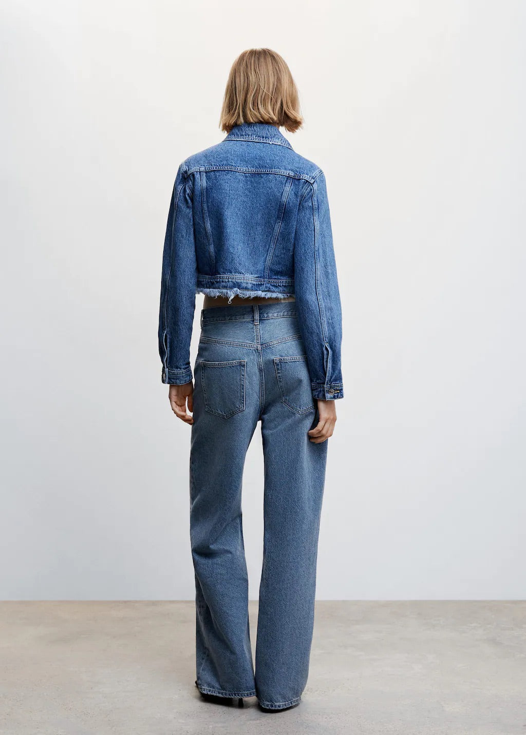 Wideleg loose low rise jeans