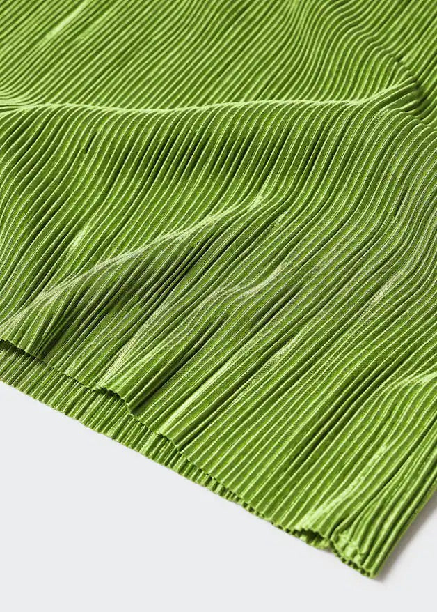 Pleated strap top