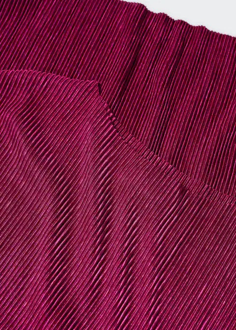 Pleated strap top