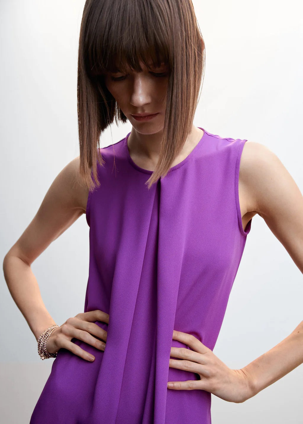 Strap flowy dress