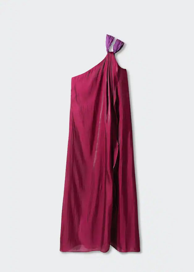 Long asymmetric dress