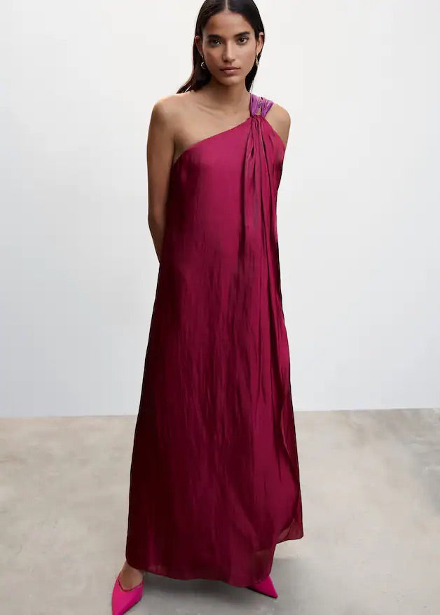 Long asymmetric dress
