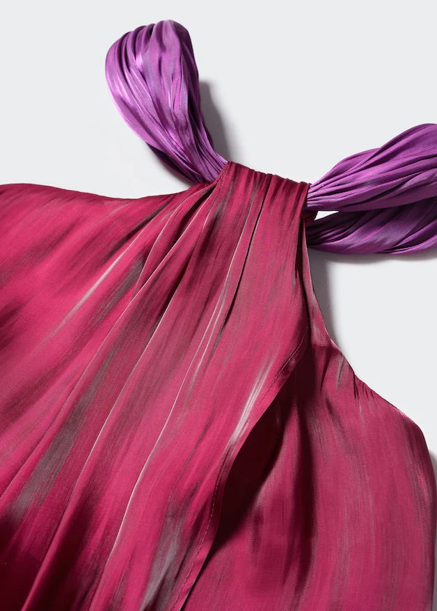 Long asymmetric dress