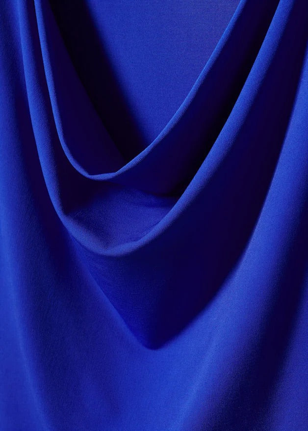 Draped neckline T-shirt