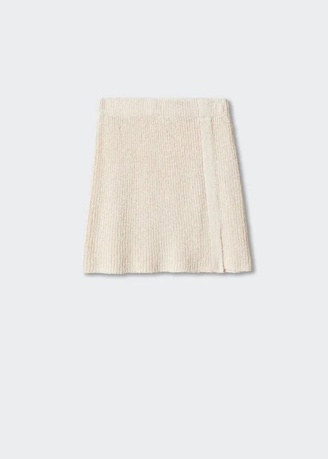 Knitted miniskirt