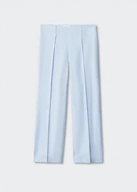 100% linen wideleg trousers