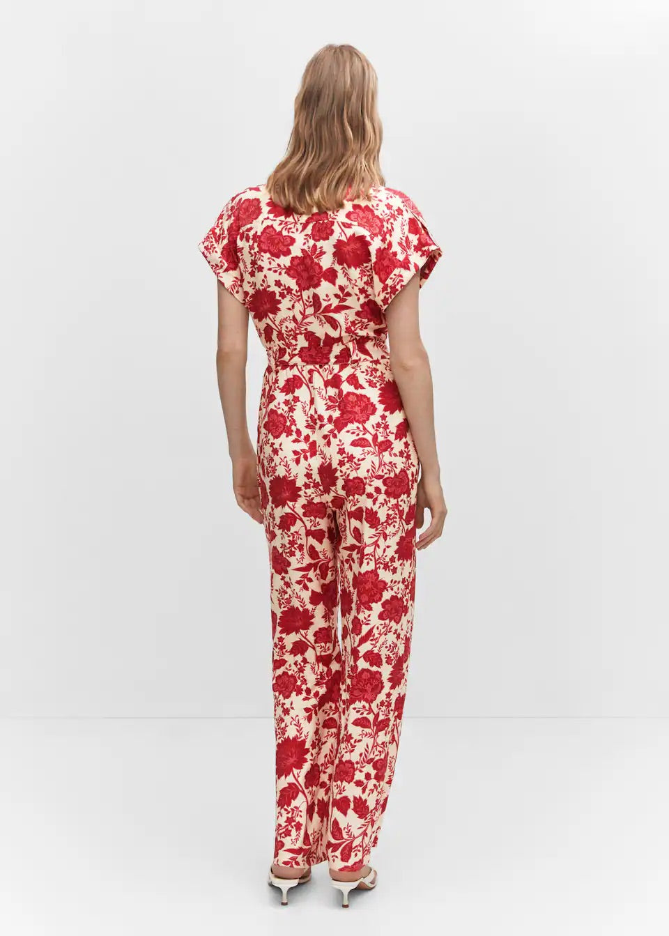 Long printed jumpsuit