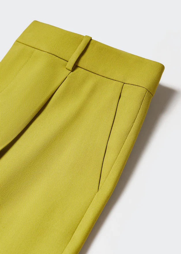 wide leg suit trousers