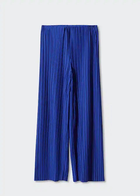 Pleated wideleg trousers