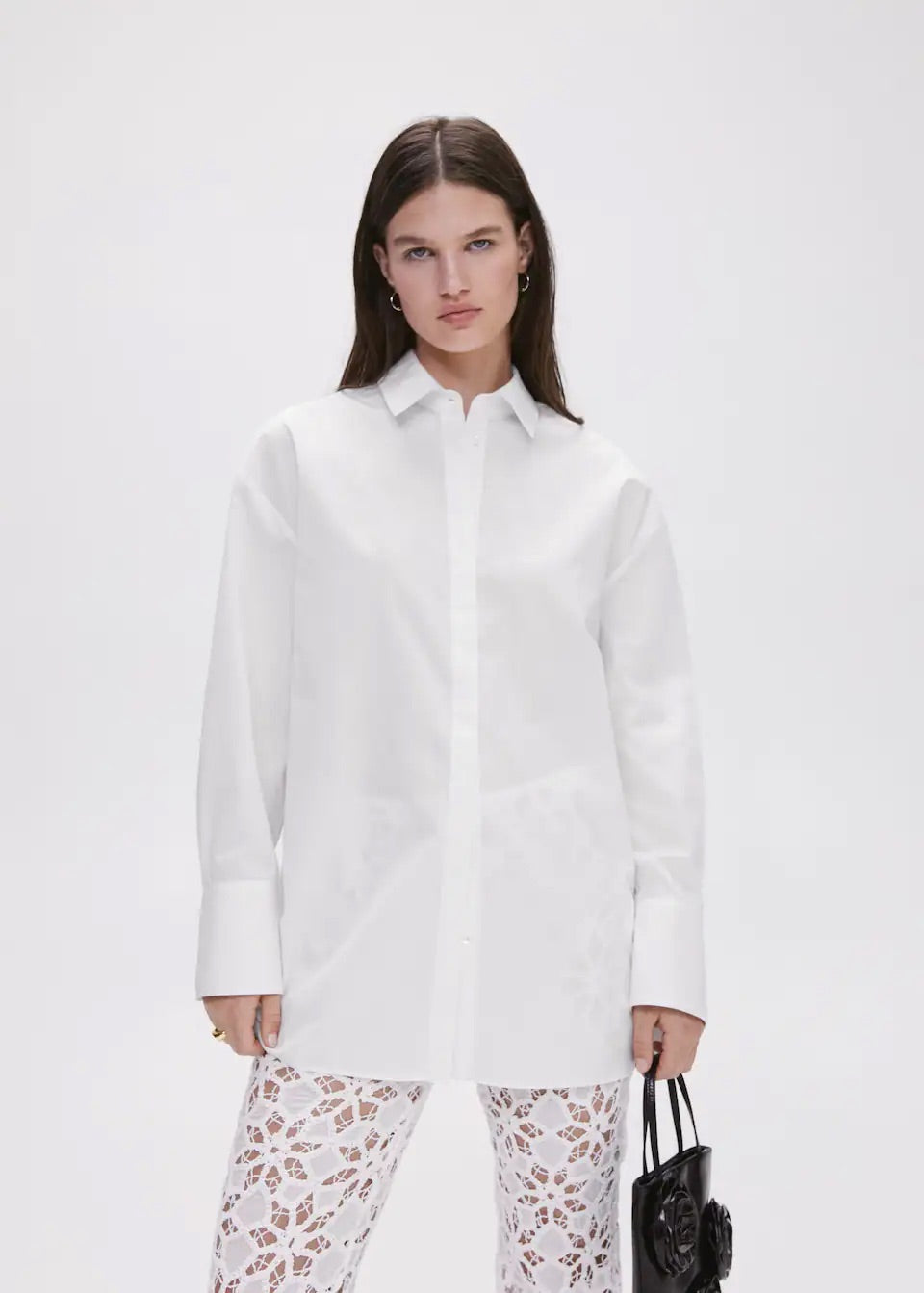 Oversize cotton shirt