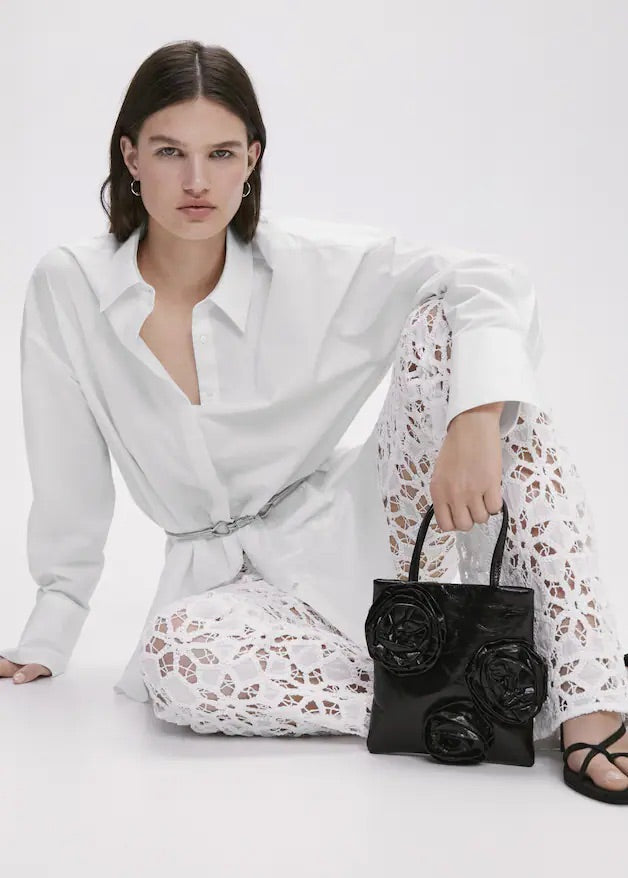 Oversize cotton shirt