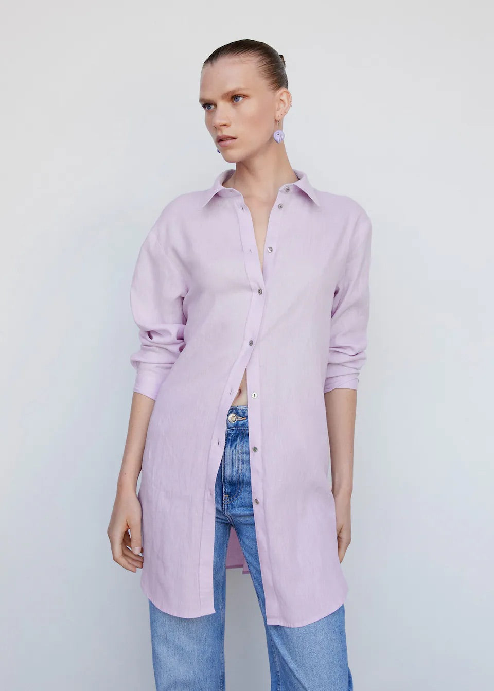 Linen oversized shirt