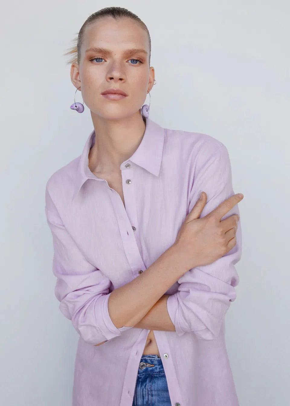 Linen oversized shirt