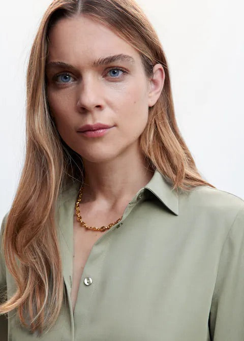 Bow shirt dress