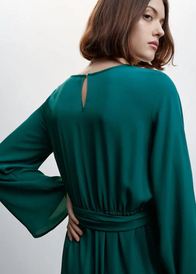 Bow wrap jumpsuit