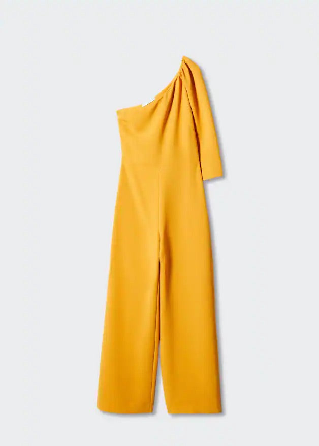 Asymmetric long jumpsuit
