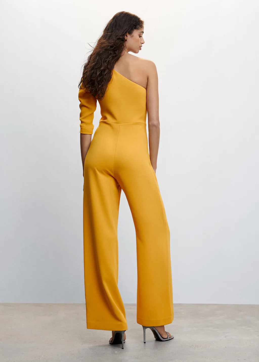 Asymmetric long jumpsuit