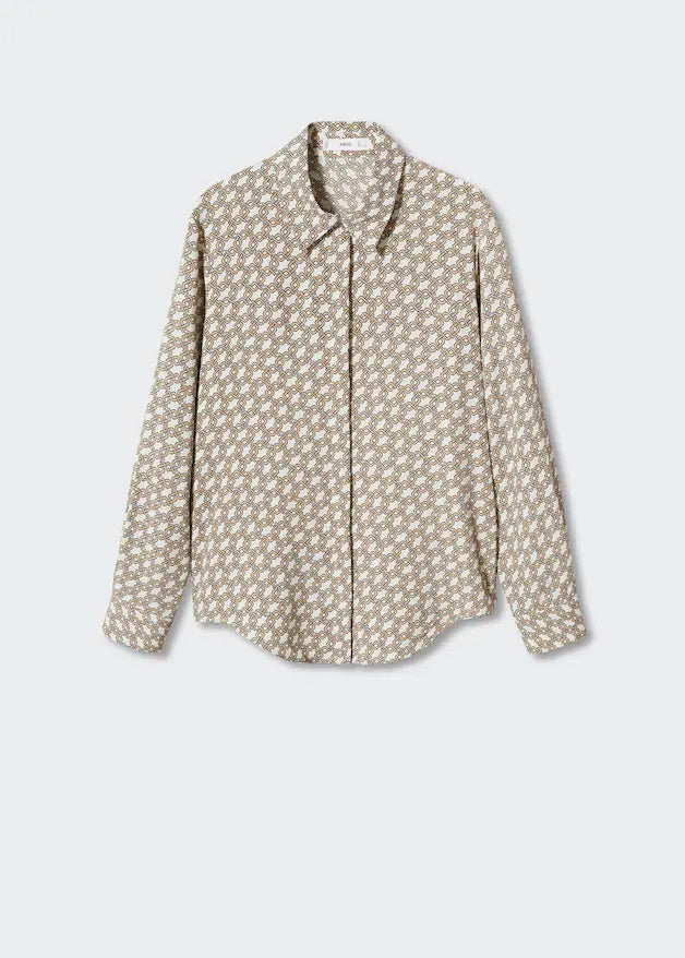 Buttoned flowy shirt