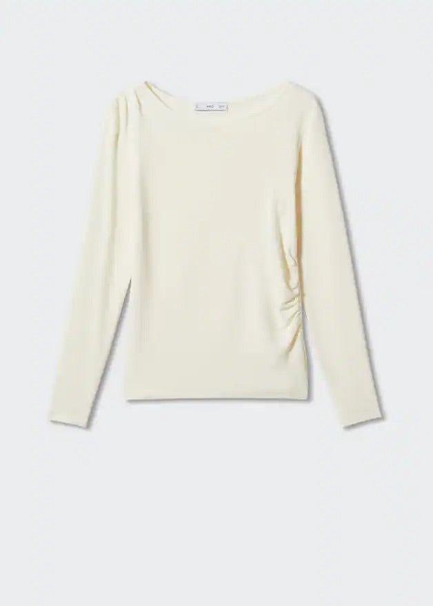 Ruched detail T-shirt