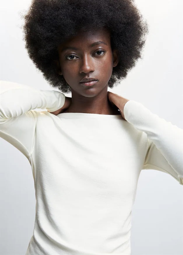 Ruched detail T-shirt